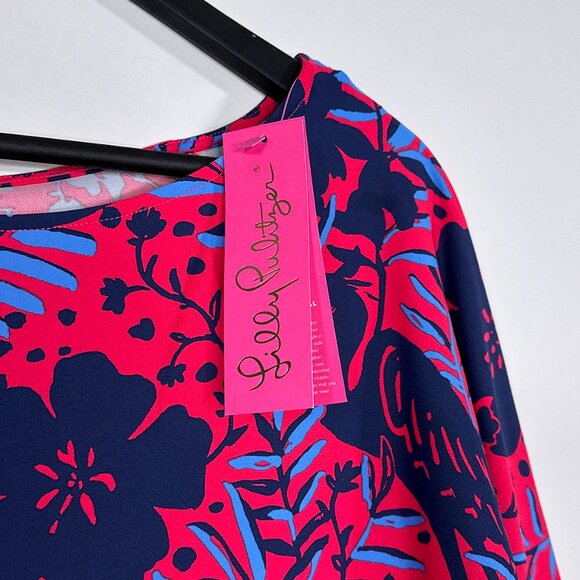 NWT Lilly Pulitzer Braedyn UPF 50+ Nylon-Blend‎ Pull-on My Own Chilly Lilly XL - Picture 7 of 13
